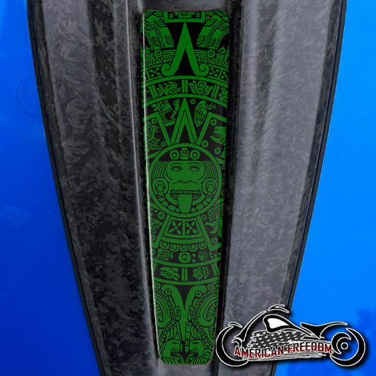2023+ Harley CVO Dash Insert Aztec Calendar Green