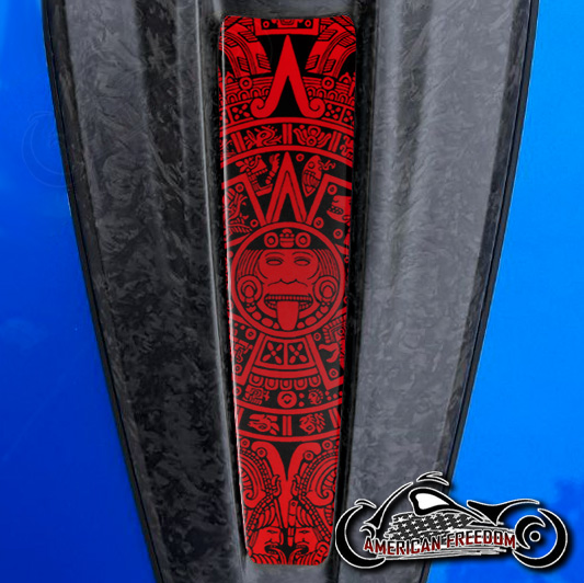 2023+ Harley CVO Dash Insert Aztec Calendar red
