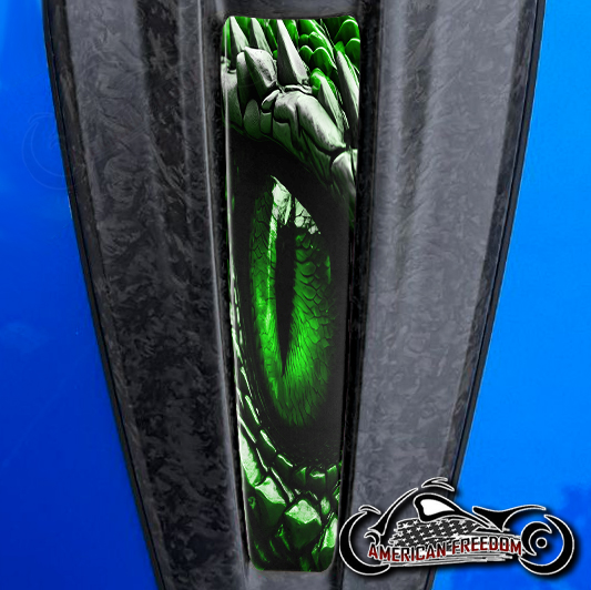 2023+ Harley CVO Dash Insert dragon eye green
