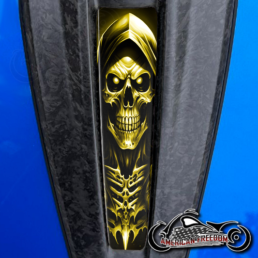 2023+ Harley CVO Dash Insert reaper yellow