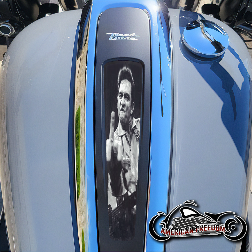 Harley Davidson Johnny Racket Harley 2021+ Street & Road Glide Dash Insert - Johnny Cash [Harley ...