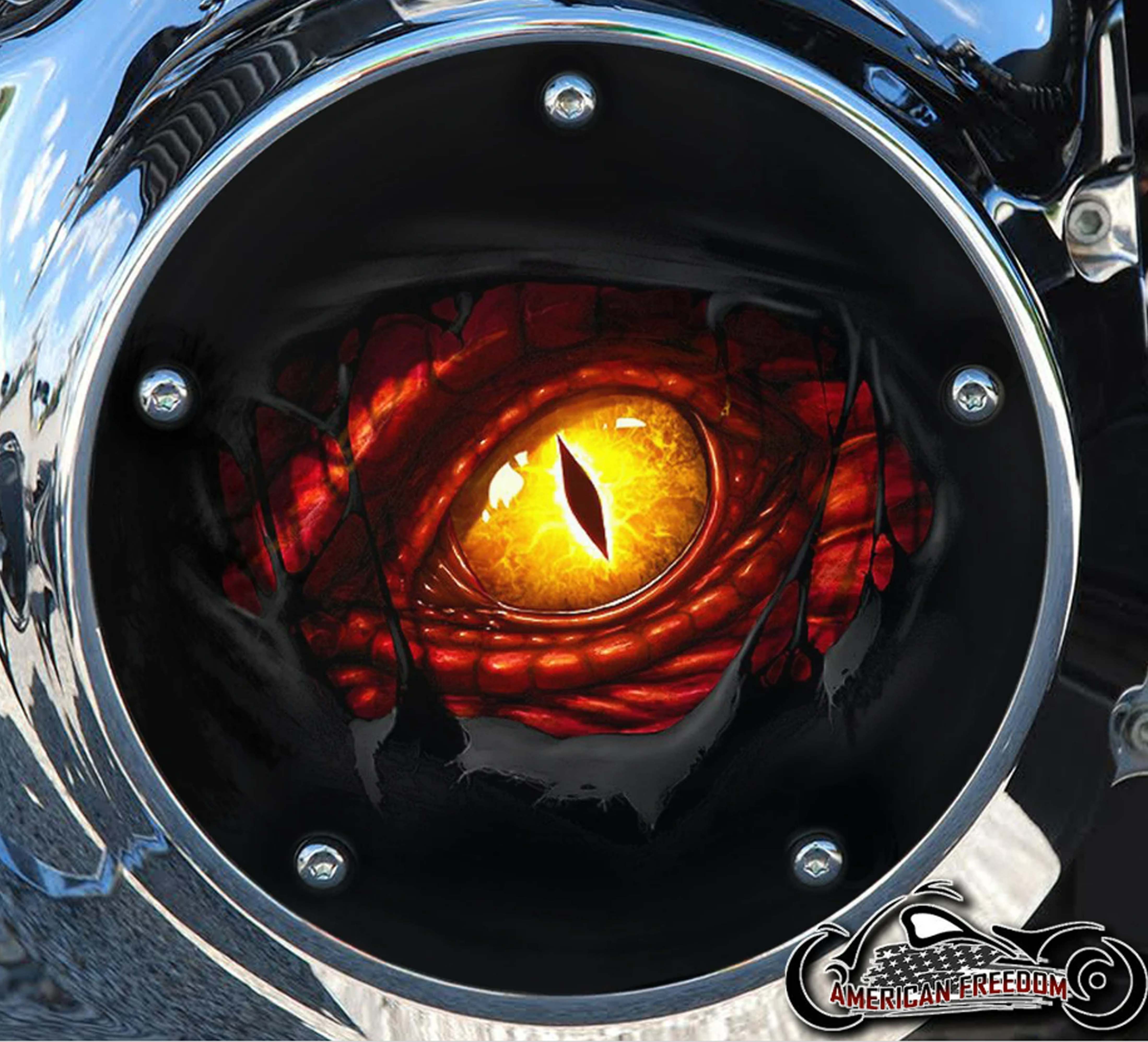 Custom Derby Cover - Dragon eye
