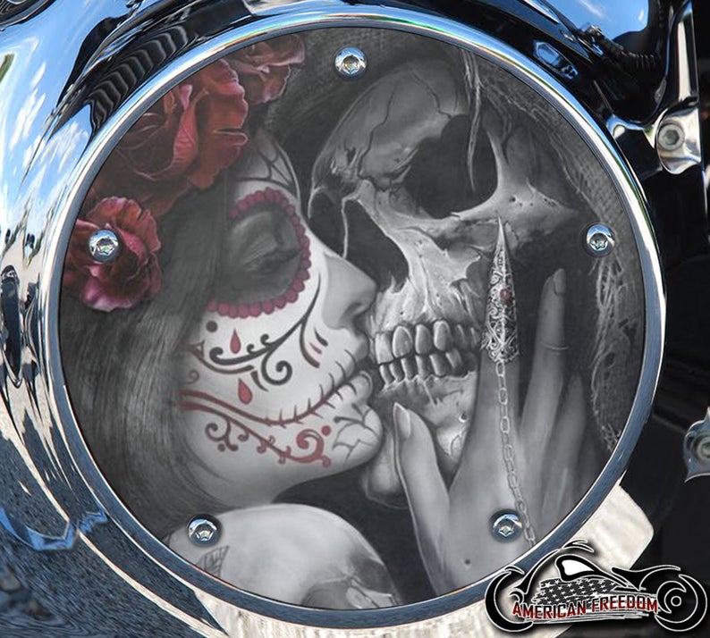 Custom Derby Cover - Death Kiss Red